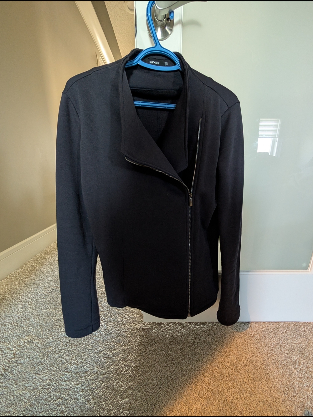 Saint & Sofia Size 8 Organic Cotton Biker Jacket